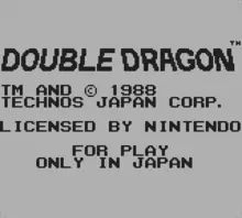 Image n° 4 - screenshots  : Double Dragon